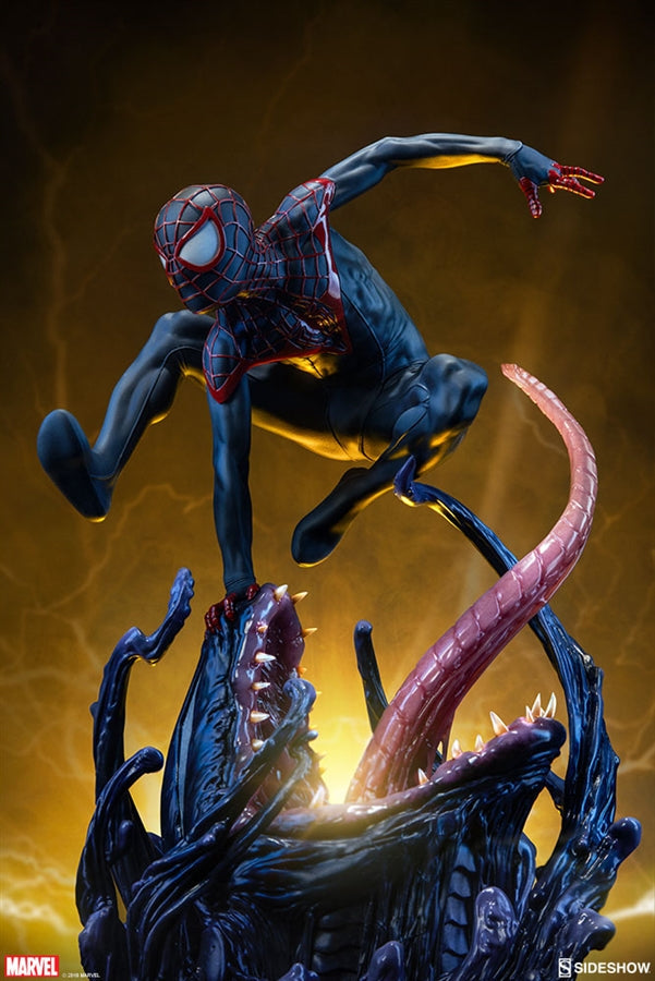 Miles morales store statue