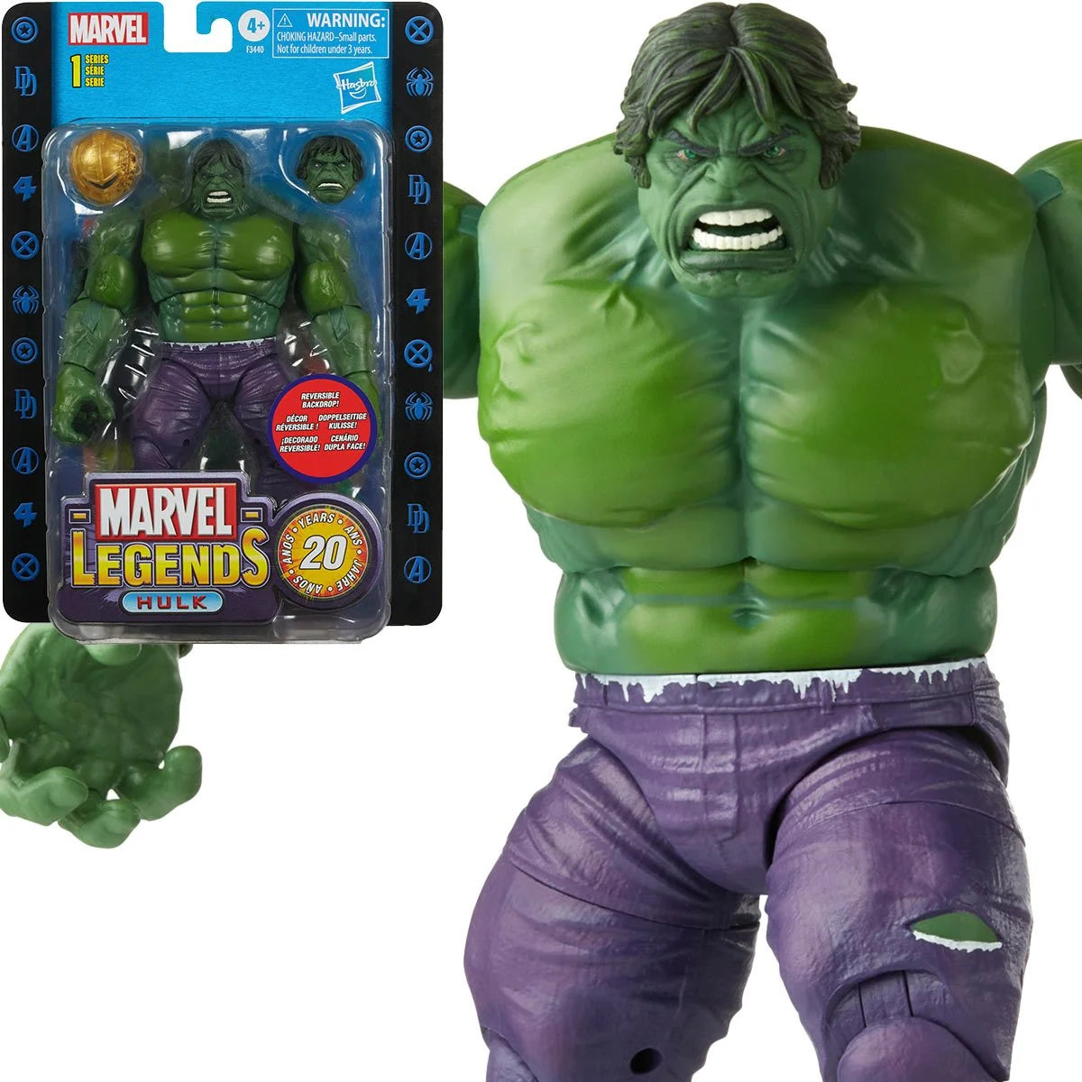 Hulk figurine Marvel Legends 20th Anniversary Series 1 Hasbro 20 cm -  Kingdom Figurine