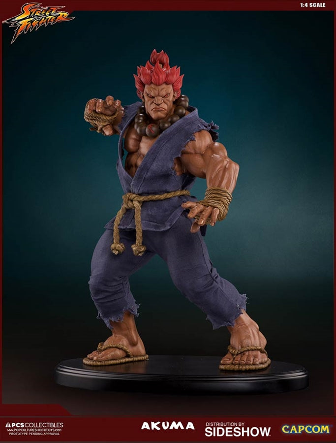 Pop Culture Shock Street Fighter Collectibles Akuma 1/4 Scale Polyston –  Maybang's Collectibles