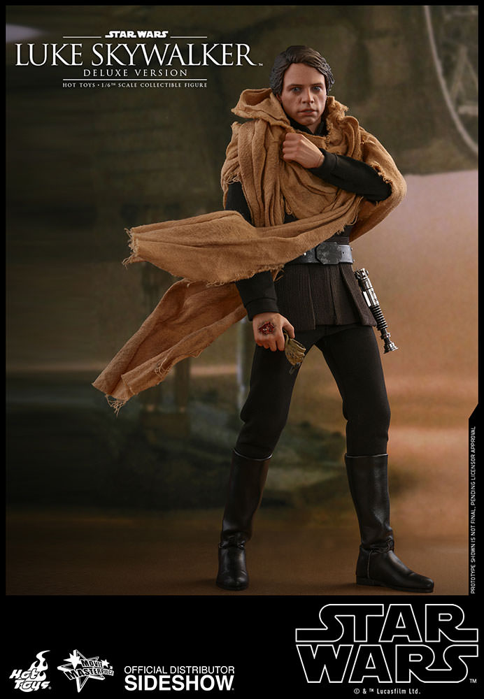 Hot Toys Star Wars Episode VI Return of the Jedi Luke Skywalker (Deluxe  Version) 1/6 Scale 12