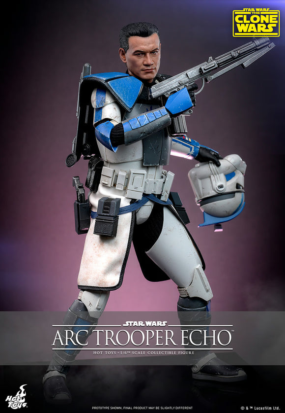 Hot Toys Star Wars: The Clone Wars Arc Trooper Echo 1/6 Scale 12