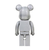 Medicom Toy Be@rbrick 1000% Texalium Amirex Silver Carbon Fiber Bearbrick