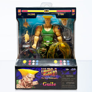 Jada Toys Ultra Street Fighter II The Final Challengers Guile 1/12 Scale 6" Action Figure