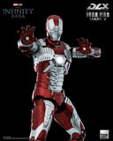 Threezero Marvel Avengers Infinity Saga Iron Man 2 Mark V DLX 1/12 Scale Die-Cast Action Figure