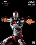 Threezero Marvel Avengers Infinity Saga Iron Man 2 Mark V DLX 1/12 Scale Die-Cast Action Figure