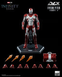 Threezero Marvel Avengers Infinity Saga Iron Man 2 Mark V DLX 1/12 Scale Die-Cast Action Figure