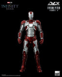 Threezero Marvel Avengers Infinity Saga Iron Man 2 Mark V DLX 1/12 Scale Die-Cast Action Figure