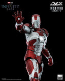 Threezero Marvel Avengers Infinity Saga Iron Man 2 Mark V DLX 1/12 Scale Die-Cast Action Figure