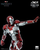 Threezero Marvel Avengers Infinity Saga Iron Man 2 Mark V DLX 1/12 Scale Die-Cast Action Figure