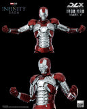 Threezero Marvel Avengers Infinity Saga Iron Man 2 Mark V DLX 1/12 Scale Die-Cast Action Figure