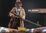 Hot Toys Back to The Future Part III Doc Brown 1/6 Scale 12" Collectible Figure