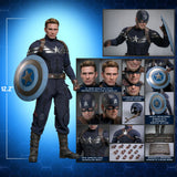 Hot Toys Marvel Comics Captain America: The Winter Soldier Captain America (Stealth S.T.R.I.K.E. Suit 2.0) 1/6 Scale Collectible Figure