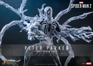 Hot Toys Marvel Spider-Man 2 Spider-Man Peter Park (Anti-Venom Suit) 1/6 Scale 12" Collectible Figure