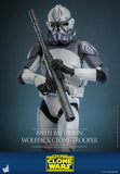 Hot Toys Star Wars: The Clone Wars 104th Battalion Wolfpack Clone Trooper (Deluxe Version) 1/6 Scale 12" Collectible Figure