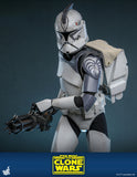 Hot Toys Star Wars: The Clone Wars 104th Battalion Wolfpack Clone Trooper (Deluxe Version) 1/6 Scale 12" Collectible Figure