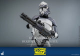 Hot Toys Star Wars: The Clone Wars 104th Battalion Wolfpack Clone Trooper (Deluxe Version) 1/6 Scale 12" Collectible Figure