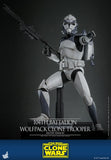 Hot Toys Star Wars: The Clone Wars 104th Battalion Wolfpack Clone Trooper (Deluxe Version) 1/6 Scale 12" Collectible Figure