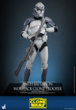 Hot Toys Star Wars: The Clone Wars 104th Battalion Wolfpack Clone Trooper (Deluxe Version) 1/6 Scale 12" Collectible Figure