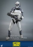 Hot Toys Star Wars: The Clone Wars 104th Battalion Wolfpack Clone Trooper (Deluxe Version) 1/6 Scale 12" Collectible Figure