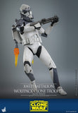 Hot Toys Star Wars: The Clone Wars 104th Battalion Wolfpack Clone Trooper (Deluxe Version) 1/6 Scale 12" Collectible Figure