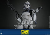 Hot Toys Star Wars: The Clone Wars 104th Battalion Wolfpack Clone Trooper (Deluxe Version) 1/6 Scale 12" Collectible Figure