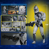 Hot Toys Star Wars: The Clone Wars 104th Battalion Wolfpack Clone Trooper (Deluxe Version) 1/6 Scale 12" Collectible Figure