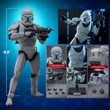 Hot Toys Star Wars: The Bad Batch - Television Masterpiece Series Clone Commando 1/6 12" Scale Collectible Figure