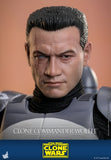 Hot Toys Star Wars: The Clone Wars Clone Commander Wolffe 1/6 Scale 12" Collectible Figure