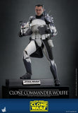 Hot Toys Star Wars: The Clone Wars Clone Commander Wolffe 1/6 Scale 12" Collectible Figure