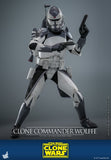 Hot Toys Star Wars: The Clone Wars Clone Commander Wolffe 1/6 Scale 12" Collectible Figure