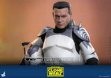 Hot Toys Star Wars: The Clone Wars Clone Commander Wolffe 1/6 Scale 12" Collectible Figure