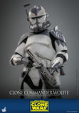 Hot Toys Star Wars: The Clone Wars Clone Commander Wolffe 1/6 Scale 12" Collectible Figure