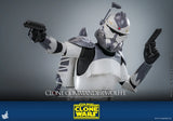 Hot Toys Star Wars: The Clone Wars Clone Commander Wolffe 1/6 Scale 12" Collectible Figure