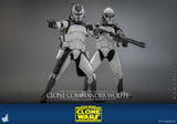 Hot Toys Star Wars: The Clone Wars Clone Commander Wolffe 1/6 Scale 12" Collectible Figure