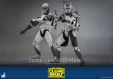 Hot Toys Star Wars: The Clone Wars Clone Commander Wolffe 1/6 Scale 12" Collectible Figure