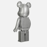 Medicom Toy Be@rbrick 1000% Texalium Amirex Silver Carbon Fiber Bearbrick