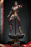 Hot Toys Marvel Comics Iron Man 3 Iron Man Mark XLII (2.0) Deluxe Diecast 1/6 Scale 12" Collectible Figure