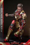 Hot Toys Marvel Comics Iron Man 3 Iron Man Mark XLII (2.0) Deluxe Diecast 1/6 Scale 12" Collectible Figure