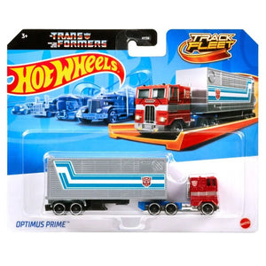 Hot Wheels Transformers Track Fleet Optimus Prime Orion Truck 1/64 Scale Die-Cast Metal Vehicle