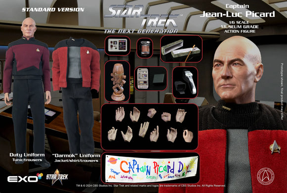 EXO-6 Star Trek: The Next Generation Captain Jean-Luc Picard (Standard Edition) 1/6 Scale 12