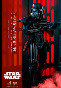 Hot Toys Star Wars Classic Shadow Trooper with Death Star Environment 1/6 Scale 12" Collectible Figure