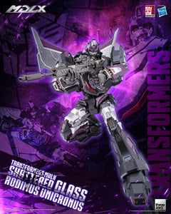 Threezero Transformers Shattered Glass Rodiumus Unicronus MDLX Diecast Action Figure