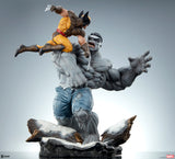 Sideshow Marvel Comics X-Men Grey Hulk vs Wolverine Maquette Statue