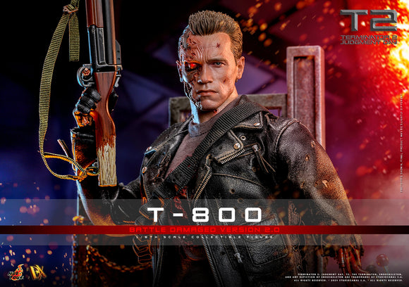 Hot Toys Terminator 2 : Judgement Day DX46 T-800 (Battle Damaged Version 2.0) 1/6 Scale 12