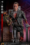 Hot Toys Terminator 2 : Judgement Day DX46 T-800 (Battle Damaged Version 2.0) 1/6 Scale 12" Collectible Figure