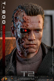 Hot Toys Terminator 2 : Judgement Day DX46 T-800 (Battle Damaged Version 2.0) 1/6 Scale 12" Collectible Figure