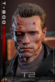 Hot Toys Terminator 2 : Judgement Day DX46 T-800 (Battle Damaged Version 2.0) 1/6 Scale 12" Collectible Figure