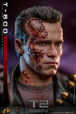 Hot Toys Terminator 2 : Judgement Day DX46 T-800 (Battle Damaged Version 2.0) 1/6 Scale 12" Collectible Figure