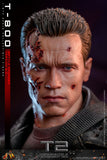 Hot Toys Terminator 2 : Judgement Day DX46 T-800 (Battle Damaged Version 2.0) 1/6 Scale 12" Collectible Figure