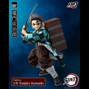 Threezero Demon Slayer: Kimetsu no Yaiba Tanjiro Kamado FigZero 1/6 Scale 12" Collectible Figure